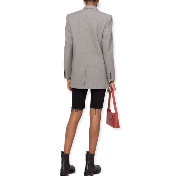 $1280 Isabel Marant Grey Double Breasted Blazer Size 34 - Picture 14 of 16